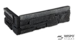 VASPO STONE - Obkladový kámen Lámaný tmavošedý - rohový prvek